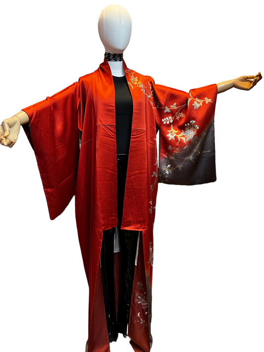 Japanese  KIMONO silk
